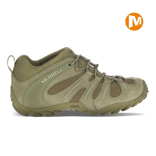 Pánské Pracovní Boty Merrell Cham 8 Stretch Tactical Olivy Zelené (CZ. ZSEXC)